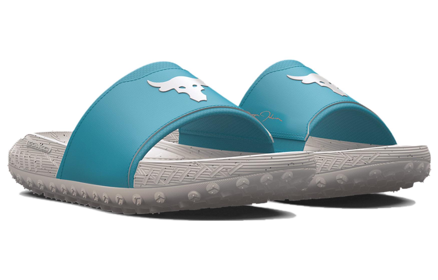 UA Project Rock 3 Slides 'Blue Grey' 圖 3