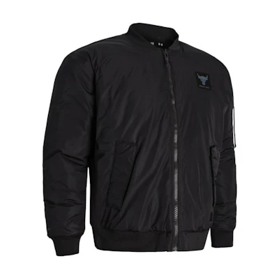 Under Armour Project Rock Black Training Bomber Jacket 1382278-001