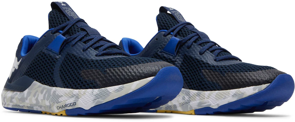 Under Armour Project Rock BSR 2 'Marble - Academy' Lelaki مشر 3025767-400 1