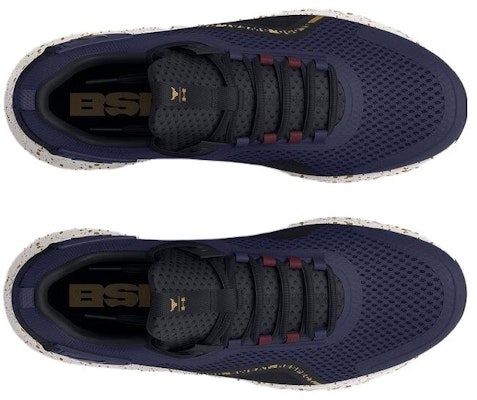 Under Armour Project Rock BSR 3 'Midnight Navy Metallic Gold' 3026462-402 Shop Under Armour Project Rock BSR 3 'Midnight Navy Metallic Gold' 3026462-402