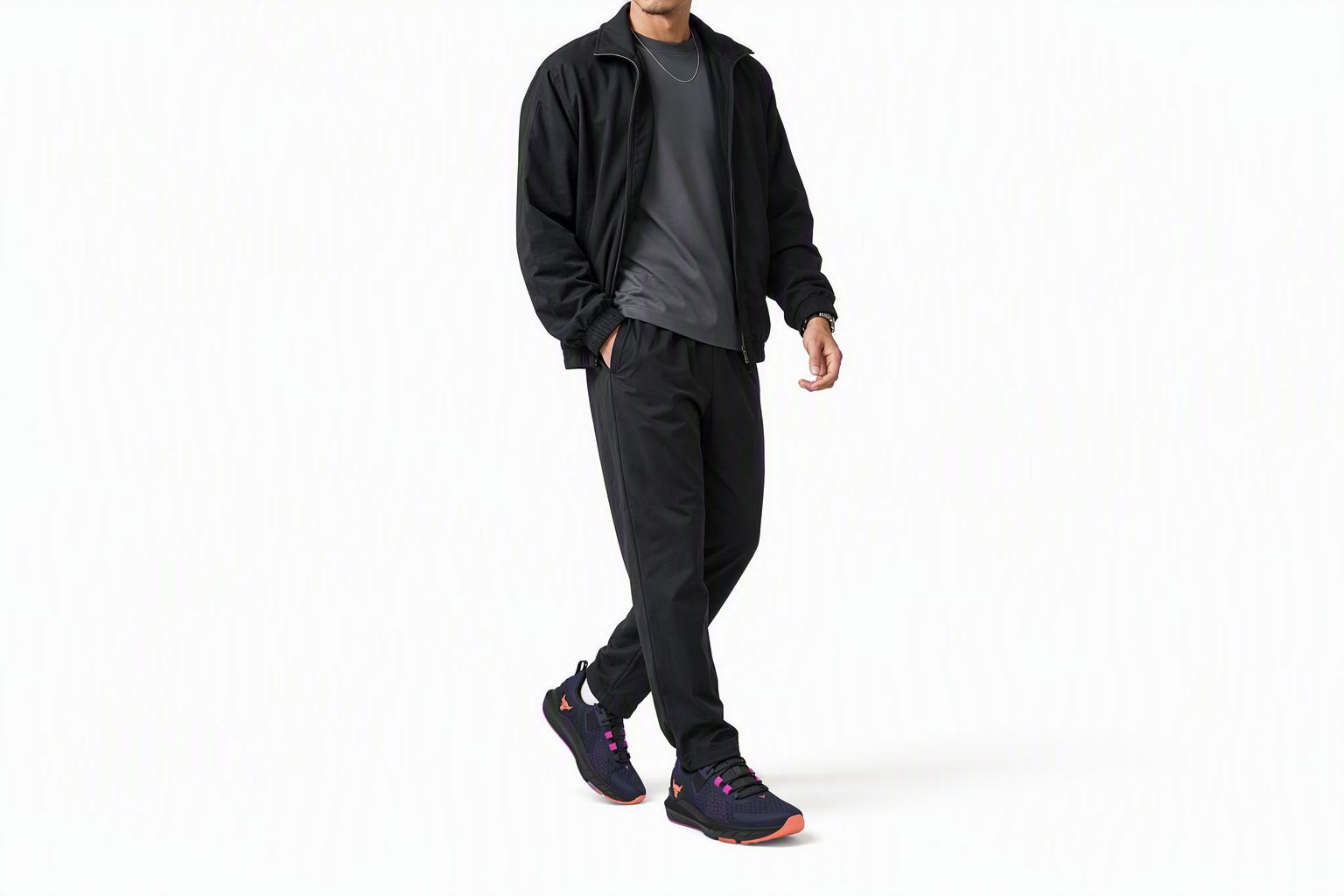 Order Under Armour Project Rock BSR ''Mitternachtsblau Flare Orange'' 3027344-402