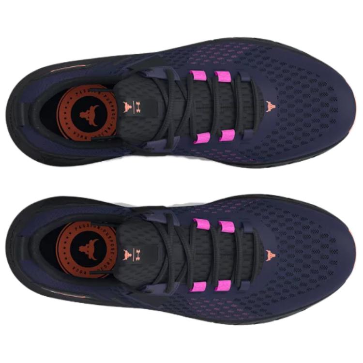 Details for Under Armour Project Rock BSR ''Mitternachtsblau Flare Orange'' 3027344-402