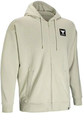 Under Armour Project Rock Full-Zip Hoodie Jacket Pink Sand Grey 1383598-273 Buy Under Armour Project Rock Full-Zip Hoodie Jacket Pink Sand Grey 1383598-273