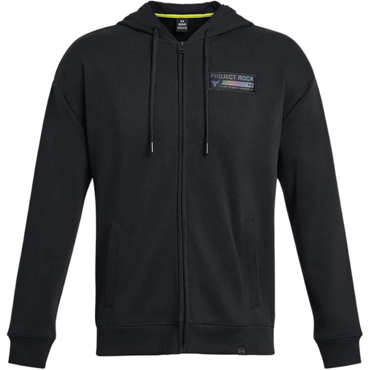 Under Armour Project Rock Heavyweight Cotton Hoodie Black 1380151-001