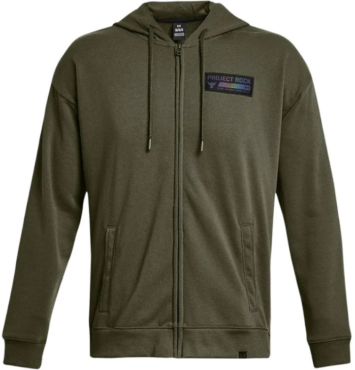 under-armour-project-rock-heavyweight-cotton-zip-hoodie-jacket-green-1380151-390