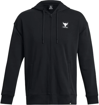 Under Armour Project Rock Mono Full-Zip Hoodie Jacket Black 1383598-001 Buy Under Armour Project Rock Mono Full-Zip Hoodie Jacket Black 1383598-001