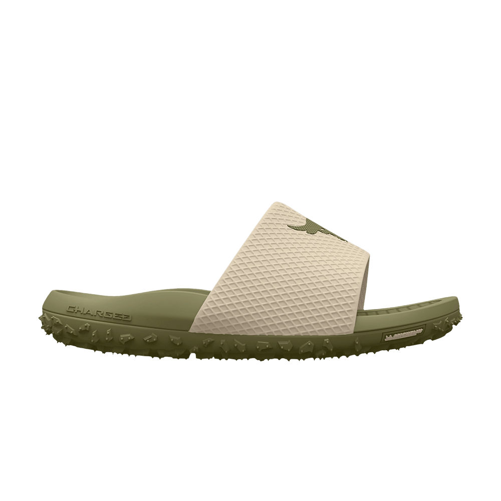 Buy Under Armour Project Rock Slide 'Base Khaki Thyme' 3025237-200