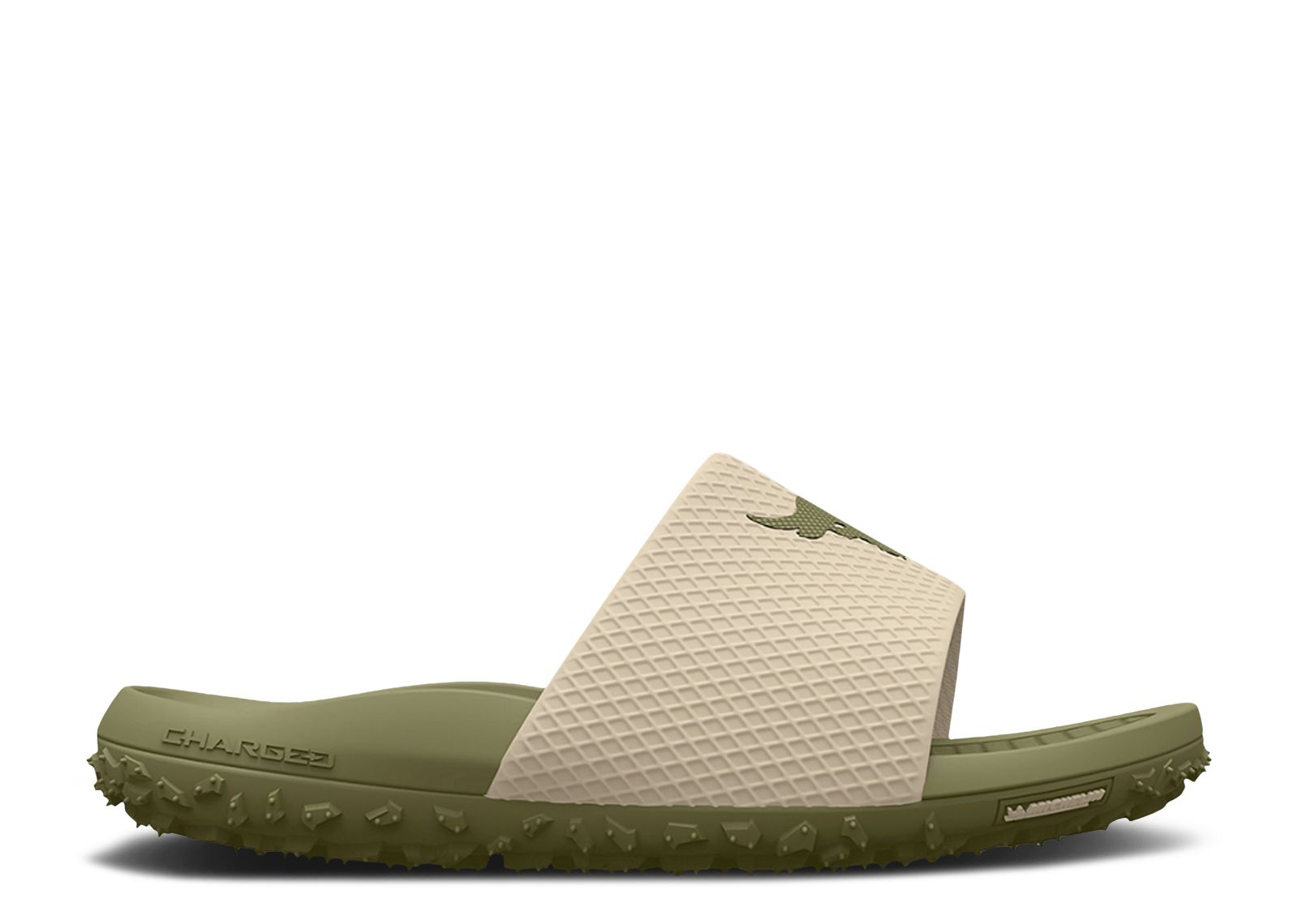 Under Armour Project Rock Slide 'Khaki Base Thyme' 3025237-200