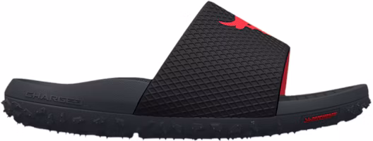 Under Armour Project Rock Slide 'Ultimate Black Stealth Grey' 3025237-002 Under Armour Project Rock Slide 'Ultimate Black Stealth Grey' 3025237-002