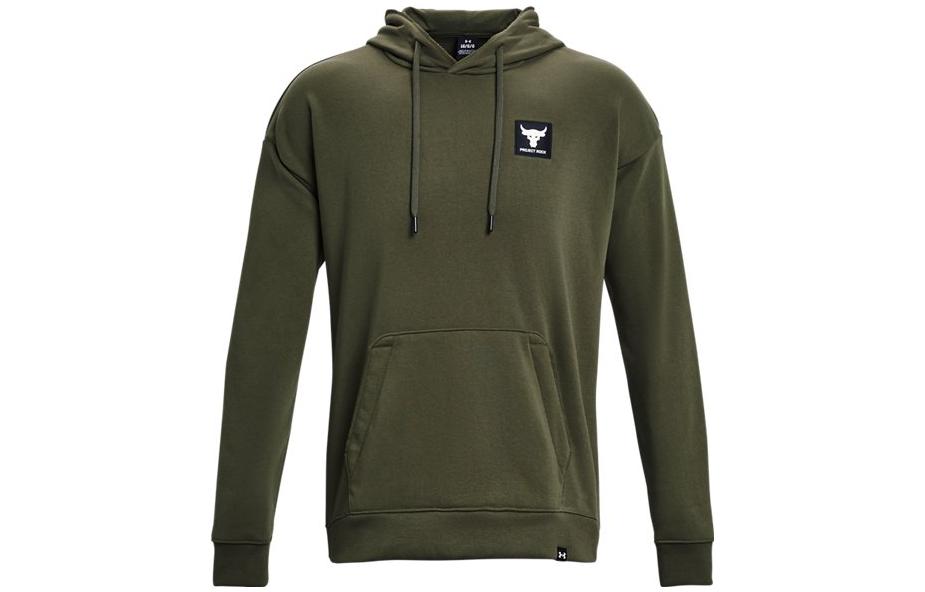 Under Armour Project Rock Solid Green Training Hoodie 1380541-390