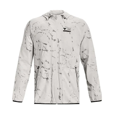 Under Armour Project Rock Unstoppable Logo Print Jacket Men’s - Clay White 1380112-114