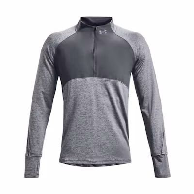 Under Armour Qualifier 20 Half-Zip Colorblock Running Sweatshirt Men Grey 1365662-012