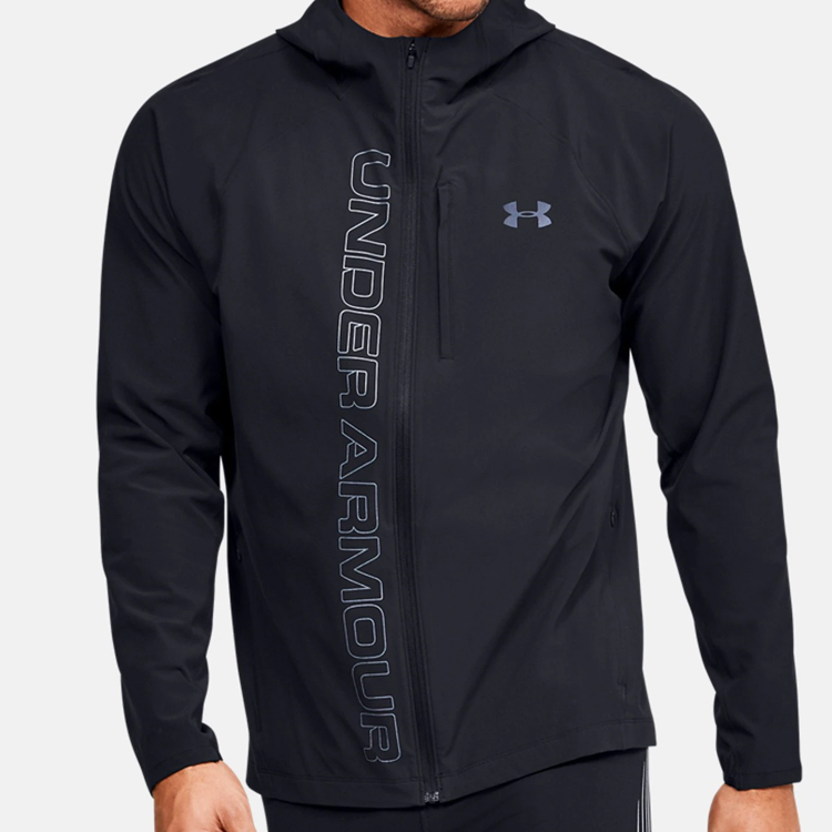 Shop Under Armour Qualifier Lightweight Running Jacket - Black 1350173001