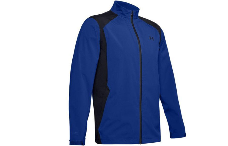 Under Armour RainRUSH Logo Colorblock High Collar Jacket - 1352108-400