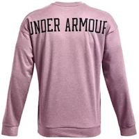Under Armour Recover Crewneck Training Sweatshirt Pink Clay 1361757-699 Under Armour Recover Crewneck Training Sweatshirt Pink Clay 1361757-699