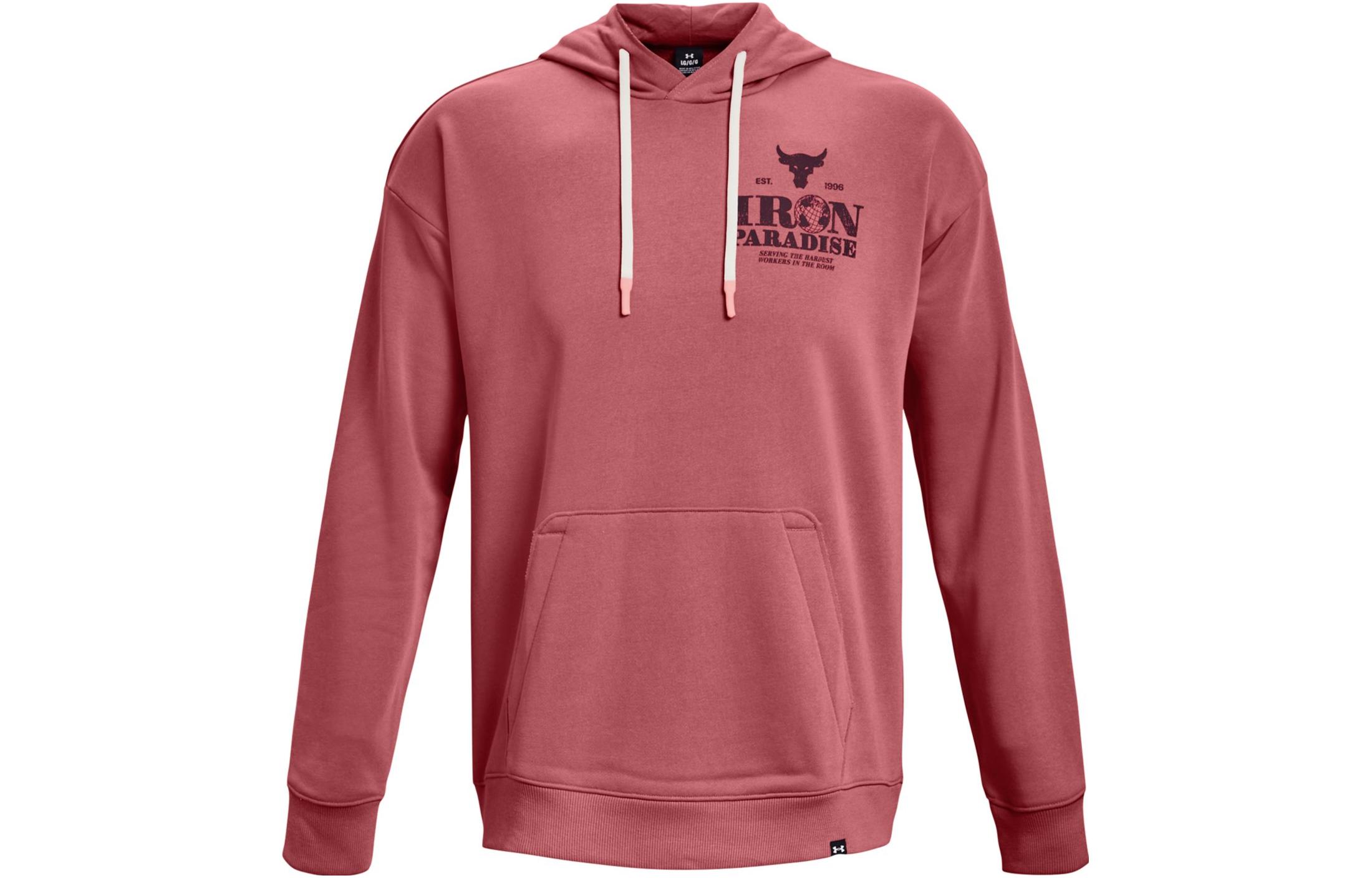 Under Armour Red Patterned Drawstring Hoodie 1373562-600
