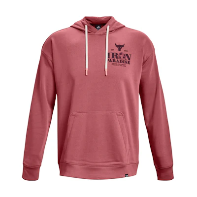 Under Armour Red Patterned Drawstring Hoodie 1373562-600