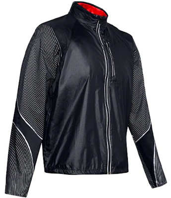 Under Armour Reflect Striped Pattern Stand Collar Jacket Black 1350944-001 Buy Under Armour Reflect Striped Pattern Stand Collar Jacket Black 1350944-001