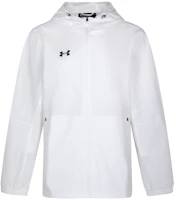 Under Armour Reflective Logo White Outdoor Waterproof Running Training Jacket 21600411-100 Under Armour Reflective Logo White Outdoor Waterproof Running Training Jacket 21600411-100