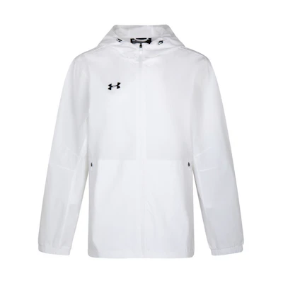 Under Armour Reflective Logo White Outdoor Waterproof Running Training Jacket 21600411-100
