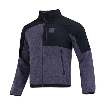 Under Armour Retro Colorblock Full-Zip Jacket with Casual Pattern 1366091-558