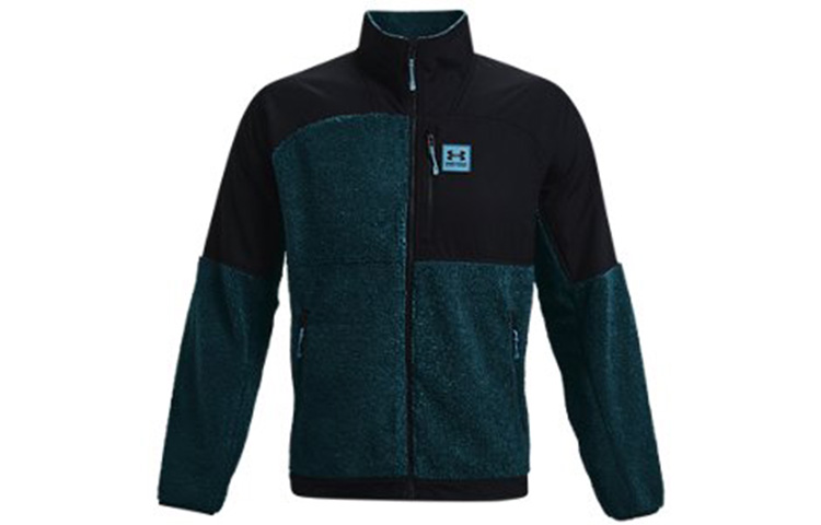 Under Armour Retro Colorblock Full-Zip Loose Fit Jacket Black 1366091-413