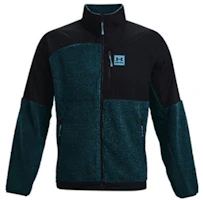 Under Armour Retro Colorblock Full-Zip Loose Fit Jacket Black 1366091-413 Under Armour Retro Colorblock Full-Zip Loose Fit Jacket Black 1366091-413