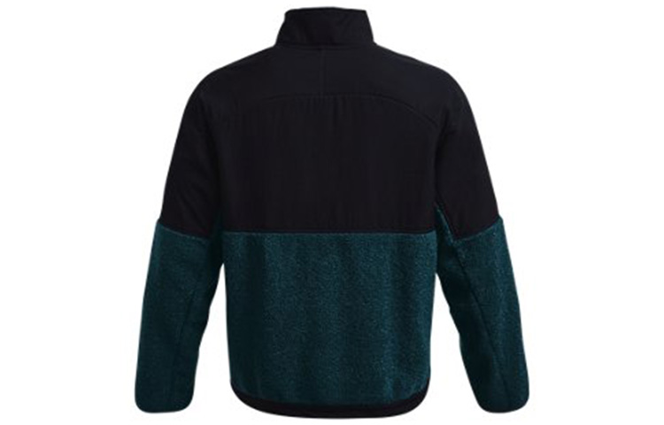 Lookbook Under Armour 復古拼色全拉鍊寬鬆版型外套 黑色 1366091-413