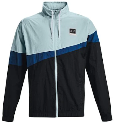 언더아머 레트로 컬러블록 로고 트랙 자켓 블루 남성용 1366219-478 Buy 언더아머 레트로 컬러블록 로고 트랙 자켓 블루 남성용 1366219-478