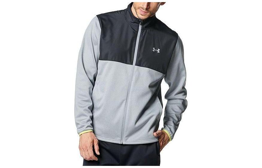 Under Armour Retro Colorblock Logo Zip-Up Loose Jacket Grey 1381327-035