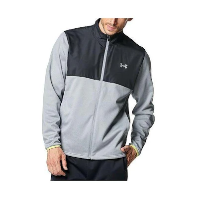 Under Armour Retro Colorblock Logo Zip-Up Loose Jacket Grey 1381327-035