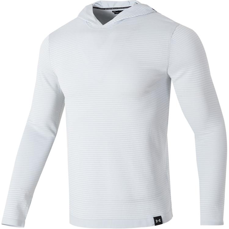 Under Armour Retro Fitness Hoodie Grey Long Sleeve Sportswear 1375075-014