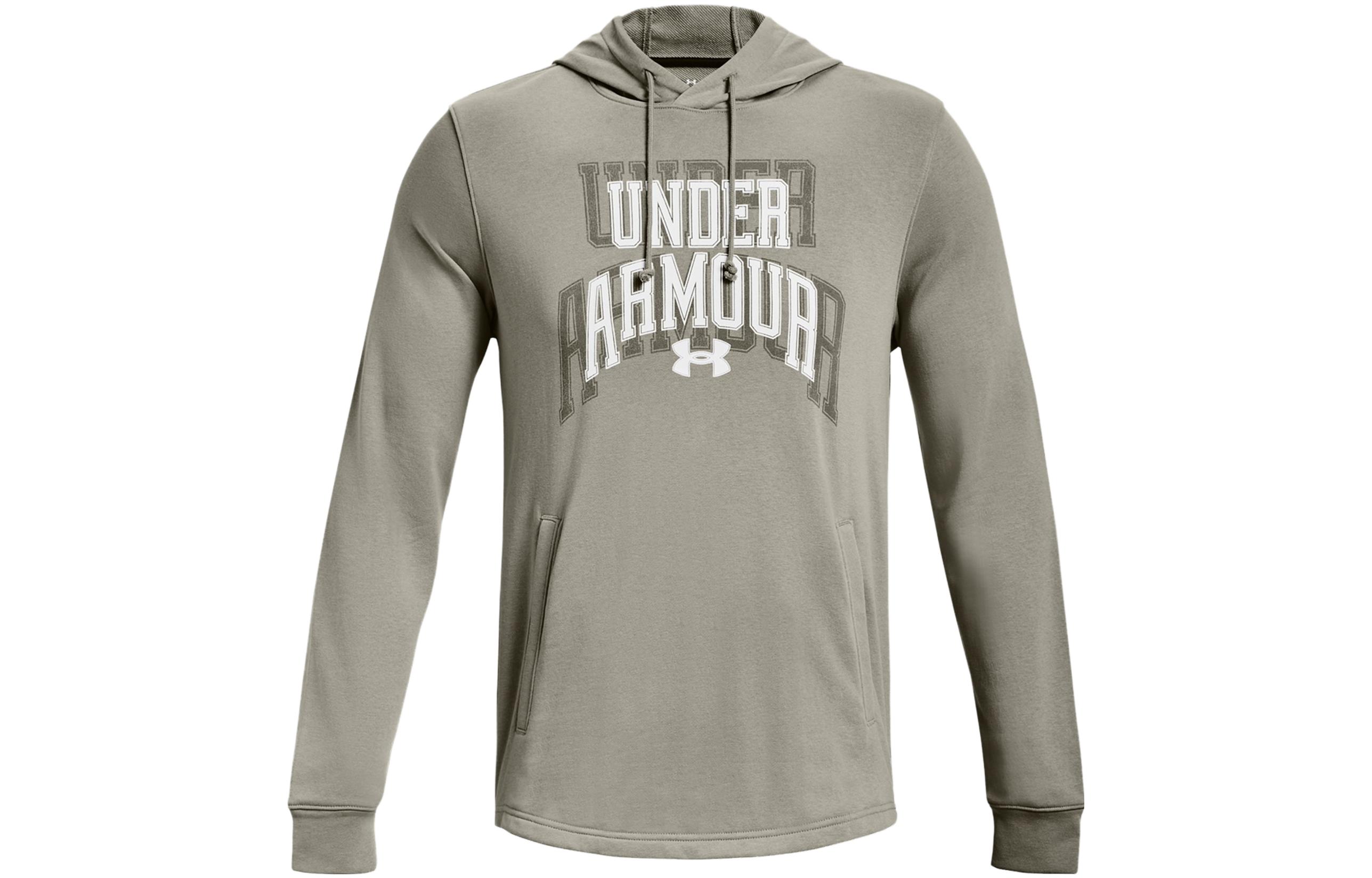 Under Armour Retro Lettering Hoodie Gray 1379766-504