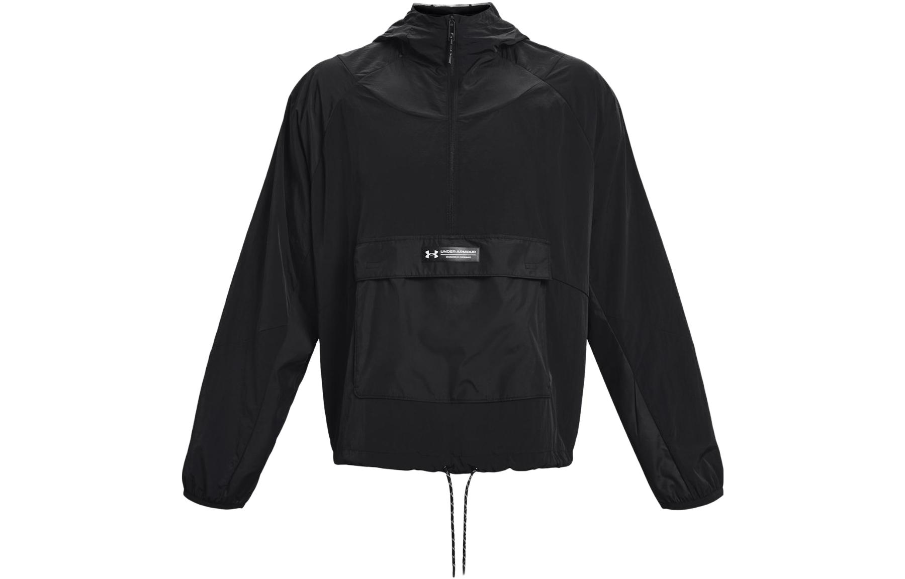 Under Armour Retro Logo Half-Zip Sweatshirt Black 1377183-001