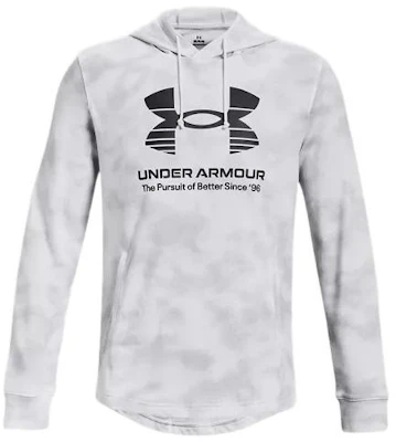 Under Armour 復古徽標印花白色運動衫 1377185-100 Buy Under Armour 復古徽標印花白色運動衫 1377185-100