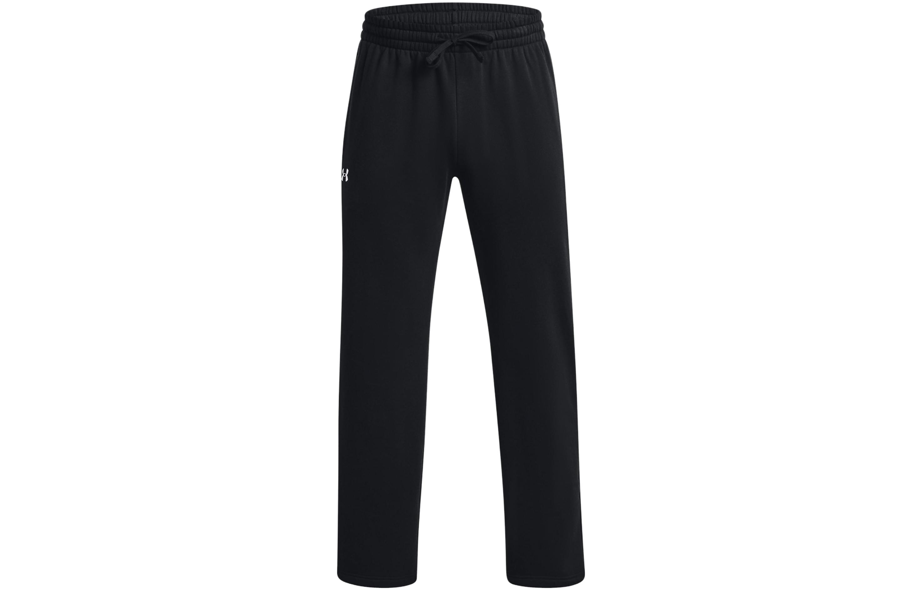 Under Armour Rival  Black Fleece Joggers – Relaxed Fit with Drawstring. 1379770-001