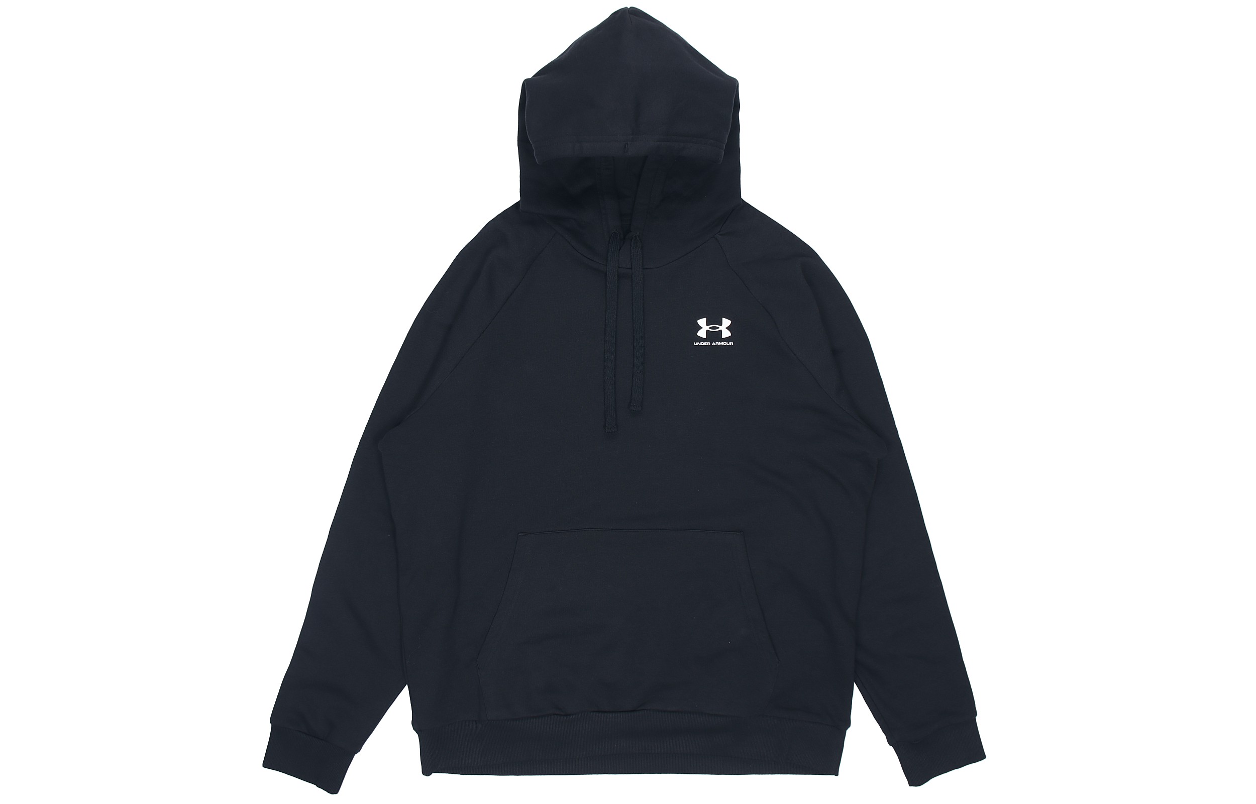 Under Armour Rival Black Pullover Hoodie Sweatshirt 1366723-001