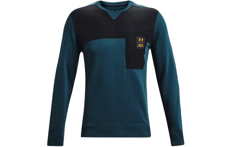 Under Armour Rival Colorblock Pullover Hoodie Blue 1366405-413