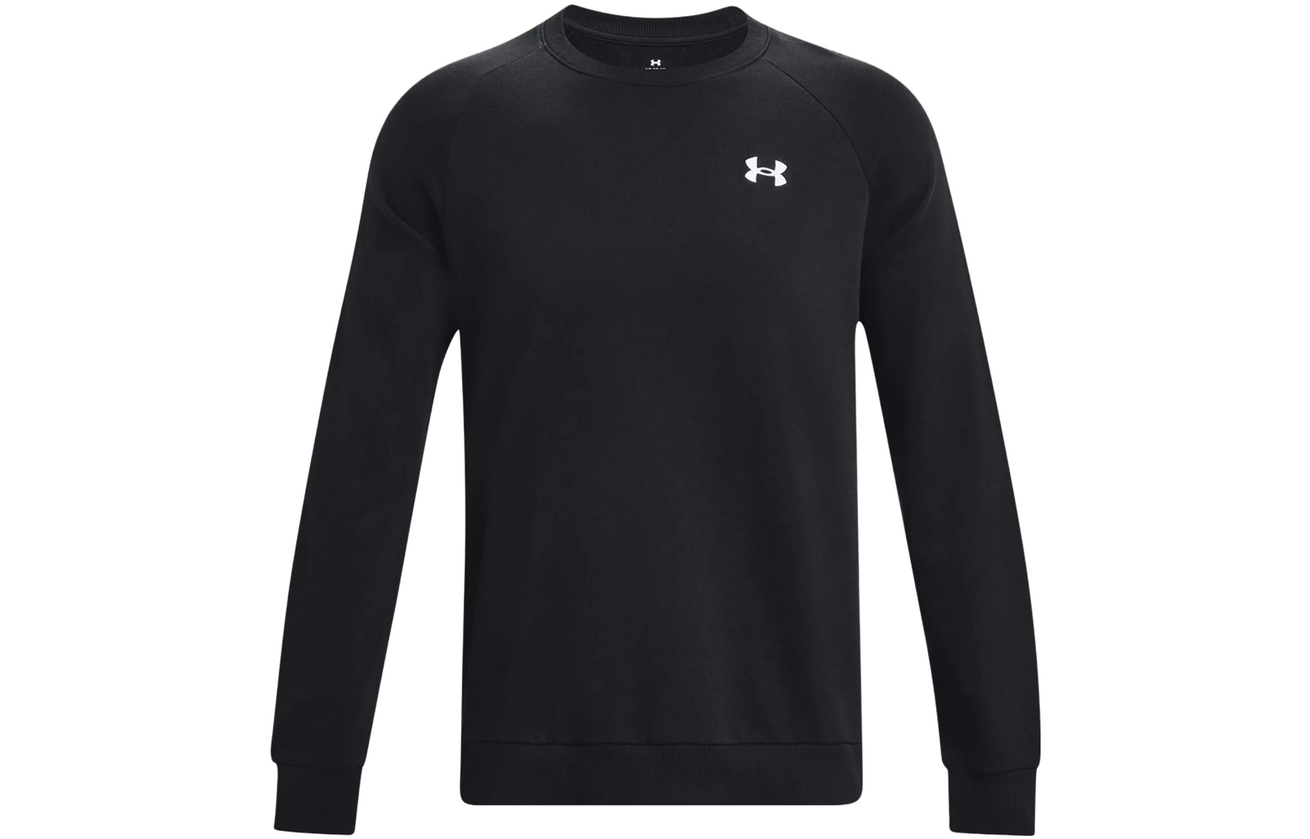 Under Armour Rival Fleece Crew Sweatshirt Casual Logo Pullover 1382295-001