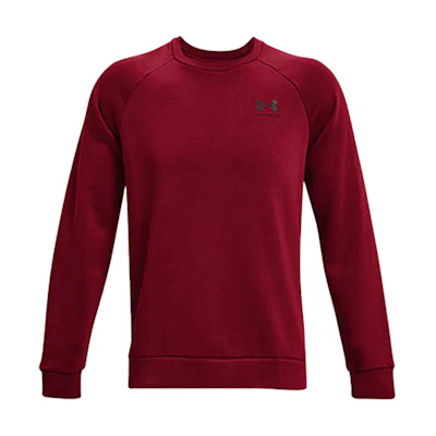 Under Armour Rival Fleece Crew Sweatshirt Cordova Red 1359029-615