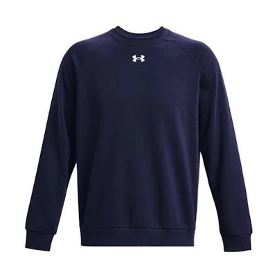 Under Armour Rival Fleece Crewneck Sweatshirt Navy Blue 1379755-410