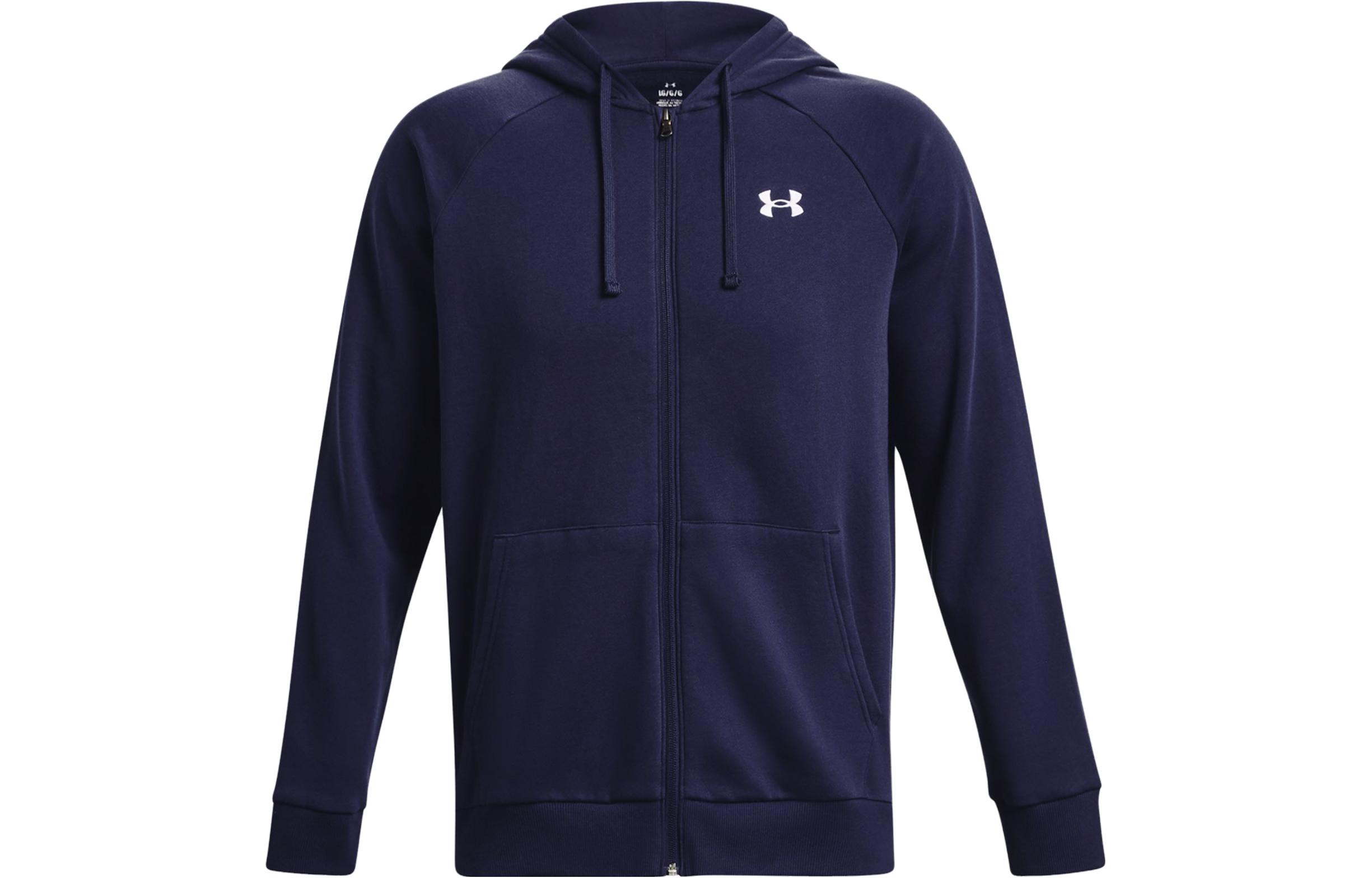 Under Armour Rival Fleece Full-Zip Hoodie Navy Blue 1379863-410