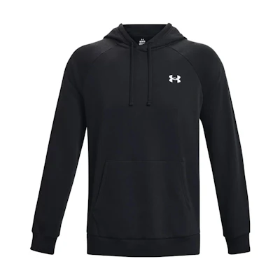 Under Armour Rival Fleece Hoodie Black Casual and Comfortable Pullover 1379861-001