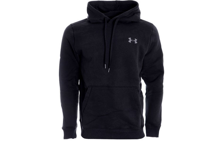 Under Armour Rival Fleece Hoodie Black Casual Warm Sweater 1302292-001