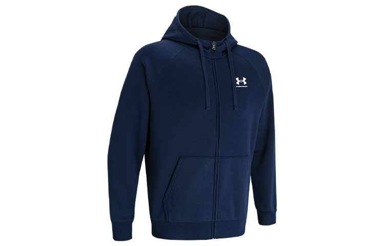 Under Armour Rival Fleece Hoodie Training Jacket - Winter Navy Blue 1359028-408