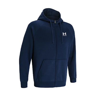 Under Armour Rival Fleece Hoodie Training Jacket - Winter Navy Blue 1359028-408