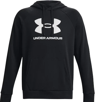 Under Armour Rival Fleece 字母印花黑色套頭衫 1379758-001 Buy Under Armour Rival Fleece 字母印花黑色套頭衫 1379758-001