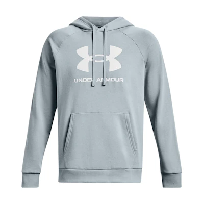 Under Armour Rival Fleece Logo Hoodie Light Blue 1379758-465