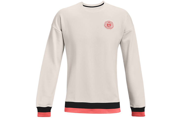 Under Armour Rival Fleece Pullover Hoodie Men’s Retro Style - White 1361455-112