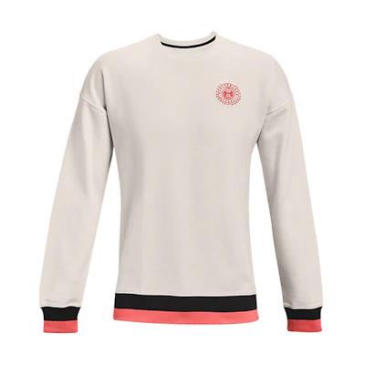 Under Armour Rival Fleece Pullover Hoodie Men’s Retro Style - White 1361455-112